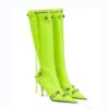 Stiletto Pointed Toe Knee-high Boots