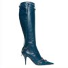 Stiletto Pointed Toe Knee-high Boots