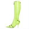 Stiletto Pointed Toe Knee-high Boots