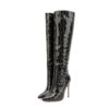 Croc Knee High Boots