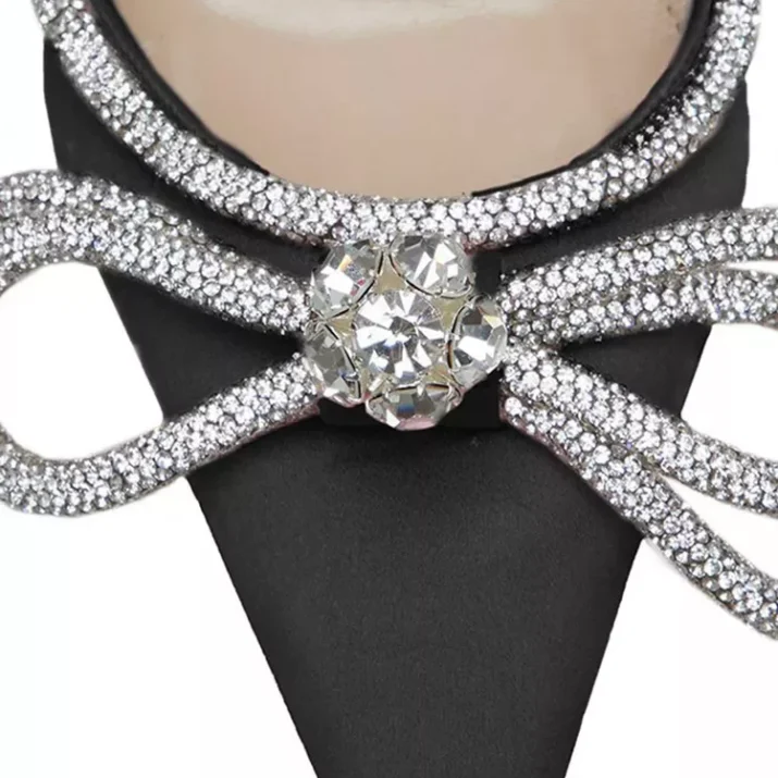 Double Bow Embellished Pumps - Image 7