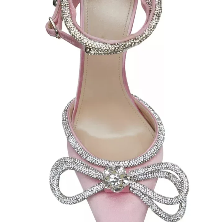 Double Bow Embellished Pumps - Image 9