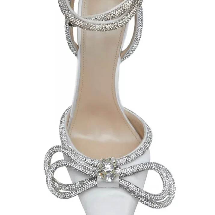Double Bow Embellished Pumps - Image 8