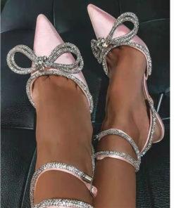 Double Bow Embellished Pumps