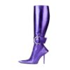 Stiletto Buckle Tall Boots