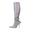 Stiletto Buckle Tall Boots