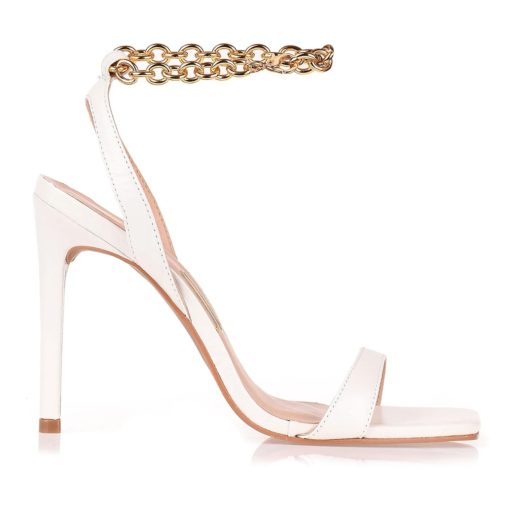 High Heeled Ankle Strap Sandals