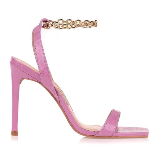 High Heeled Ankle Strap Sandals