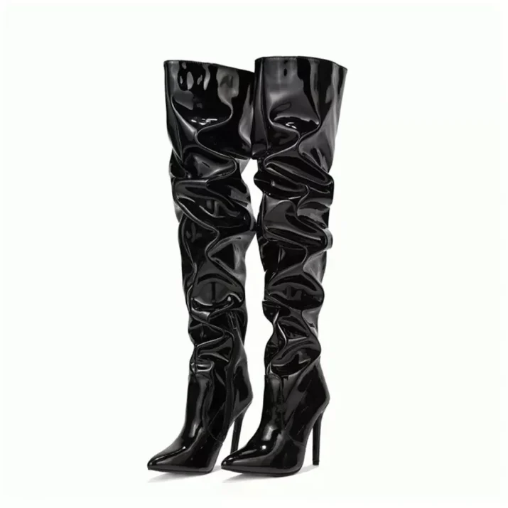 Stiletto Over Knee Boots - Image 2
