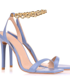 High Heeled Ankle Strap Sandals