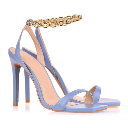 High Heeled Ankle Strap Sandals