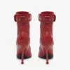 Buckle Zipper Red Heels