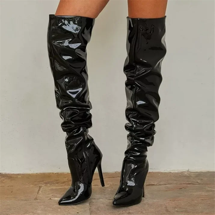 Stiletto Over Knee Boots - Image 3