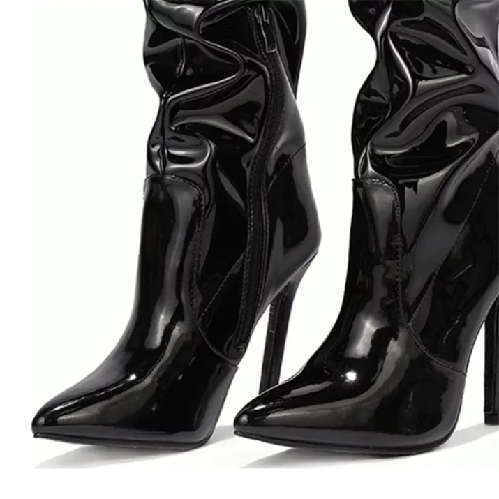 Stiletto Over Knee Boots - Image 5