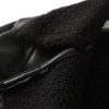 Black Shearling Leather Jacket