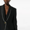 Black Shawl Collar Blazer