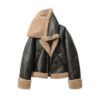 Brown Shearling Leather Jacket