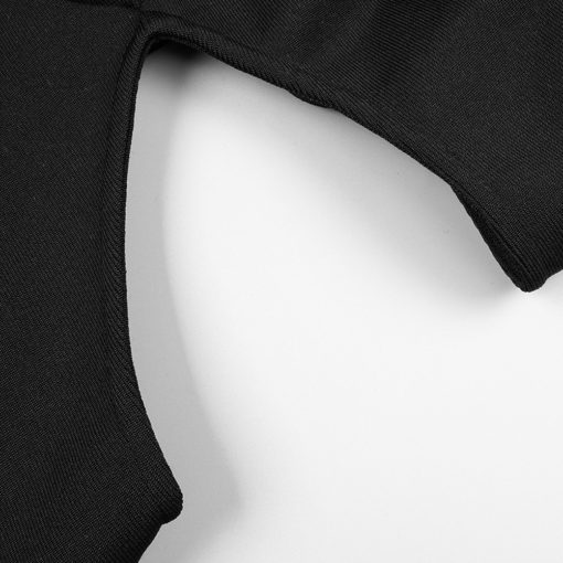Sleek Asymmetrical Hemline Black Cocktail Dress
