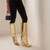 Wedge Heel Knee-High Boots