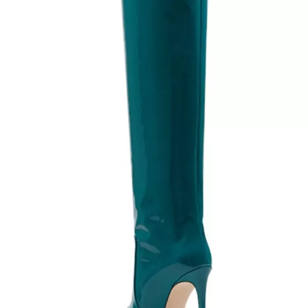 Patent Leather Knee-High Boots Sacramento