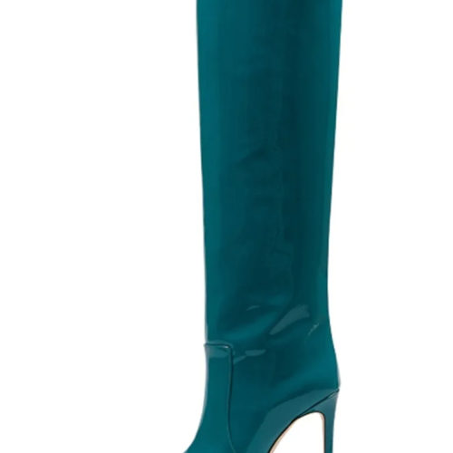 Patent Leather Knee-High Boots Sacramento