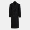 Woolen Lapel Double-Breasted Coat