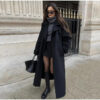 Black Belted Long Coat