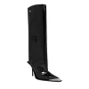 Glossy Patent Knee-High Boots for women - Beniz Kloset