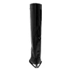 Glossy Patent Knee-High Boots for women - Beniz Kloset