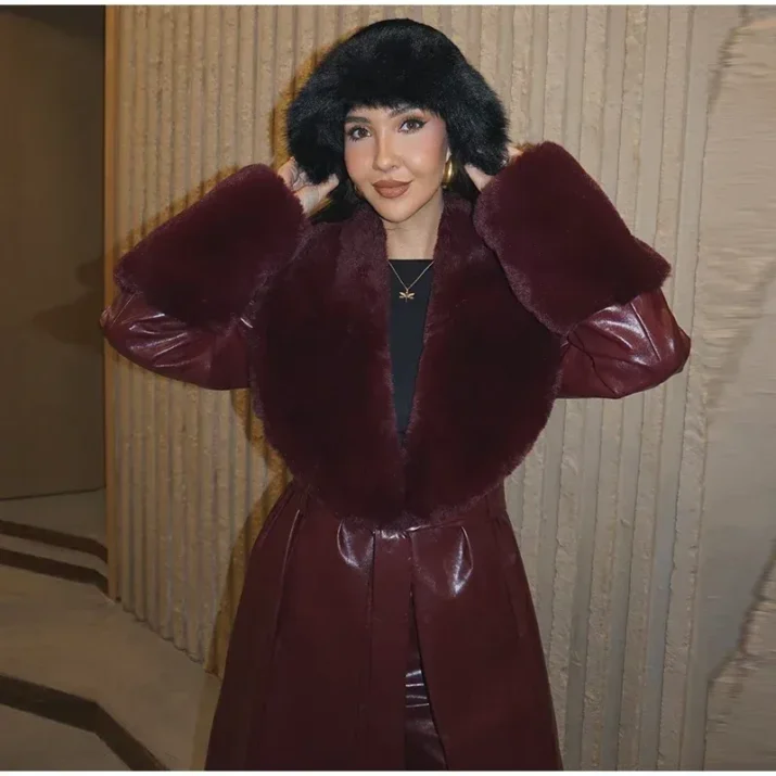 Burgundy Coat