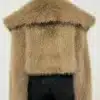 Faux Fur Short Jacket for women - Beniz Kloset