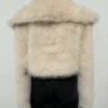 Faux Fur Short Jacket for women - Beniz Kloset