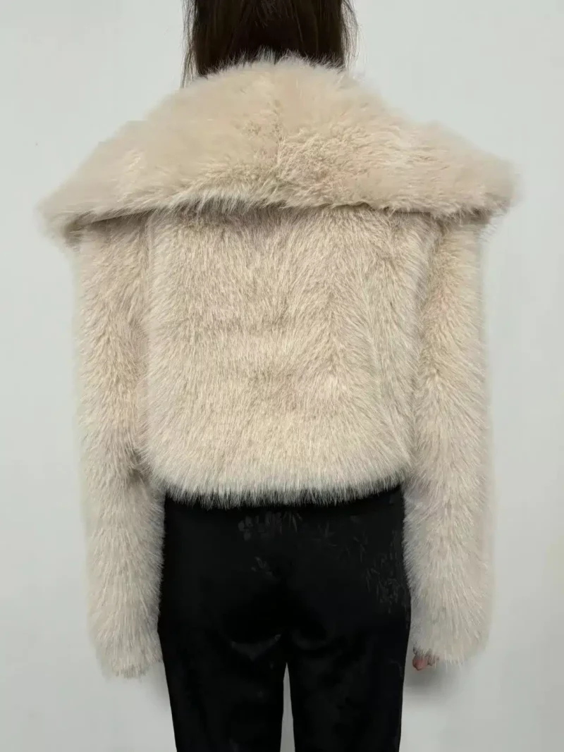 Faux Fur Short Jacket for women - Beniz Kloset