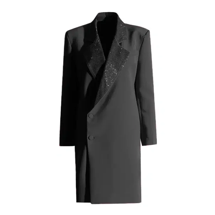 Rhinestone Blazer Dress - Beniz Kloset - online shop