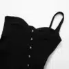 Asymmetrical Black Corset Top for women - Beniz Kloset Shop Online Street Style