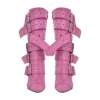 Buckled Stiletto Boots in pink for women - Beniz Kloset