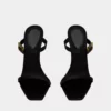 High-Heel Buckle Mule Sandals - Beniz Kloset women online shop