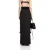 High-Waisted Utility Long Skirt - Beniz Kloset