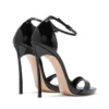 Minimalist Patent Stiletto Sandals
