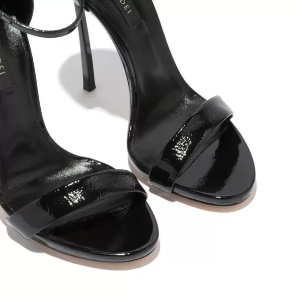 Minimalist Patent Stiletto Sandals