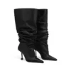 slouchy stiletto knee boots