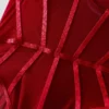 Burgundy Corset Mesh Sheer Bodysuit - Beniz Kloset Online Shop Women Clothing