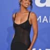 Black Mesh Strap Dress