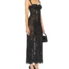 lace see through dress