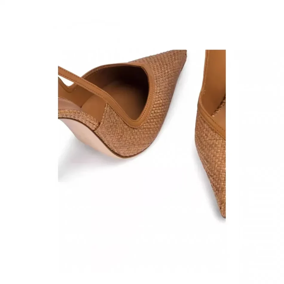 Textured Slingback Stiletto Heels