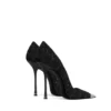 Tweed Chrome Square Pumps