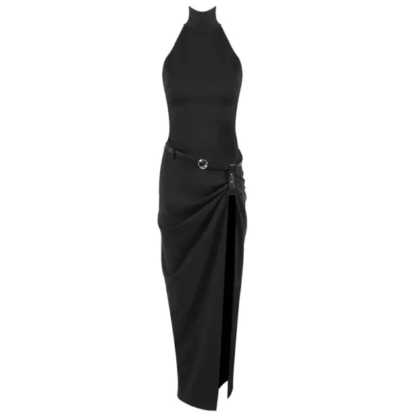 Halter Backless Maxi Dress
