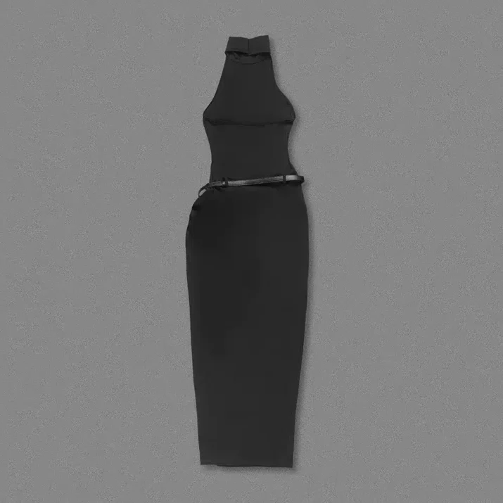 Halter Backless Maxi Dress