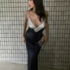 Crystal V-Neck Maxi Dress