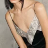 Crystal V-Neck Maxi Dress